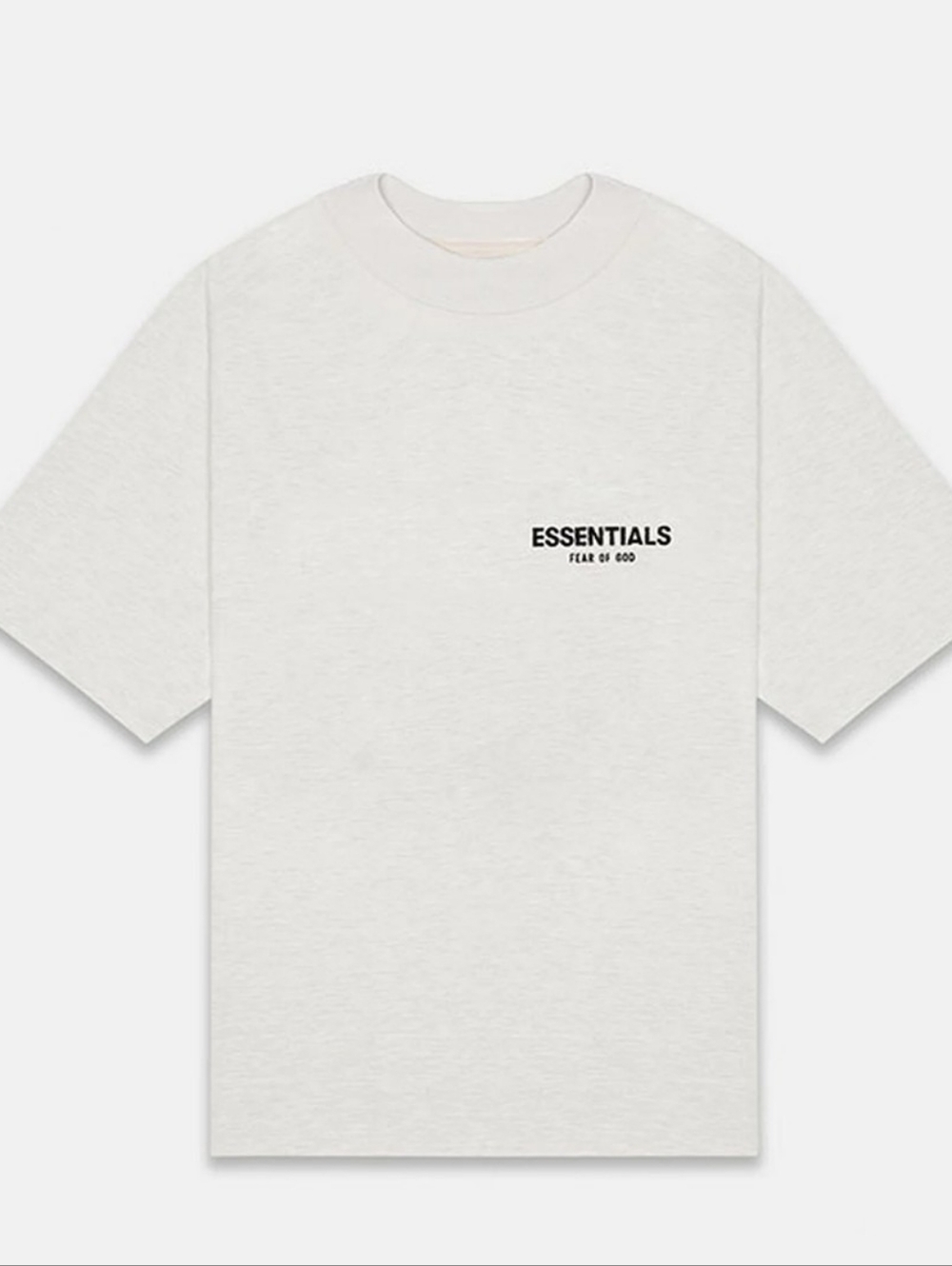 Fear of God Essentials Light Oatmeal T-Shirt Oversized Tee